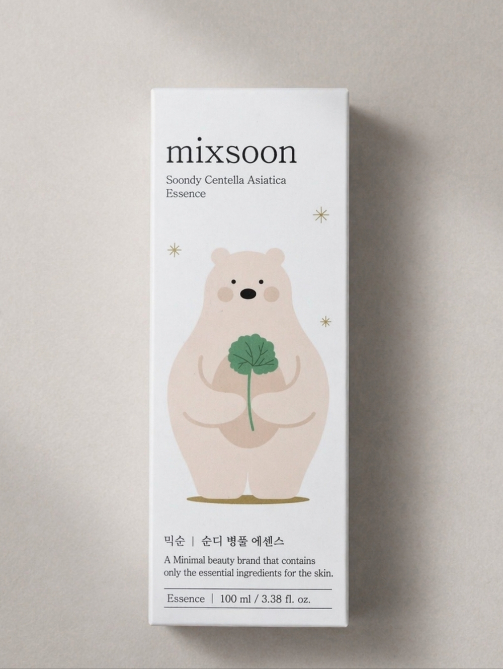 mixsoon Soondy Centella Asiatica 100ml| NEW Sealed | K-Beauty Cica Essence Vegan